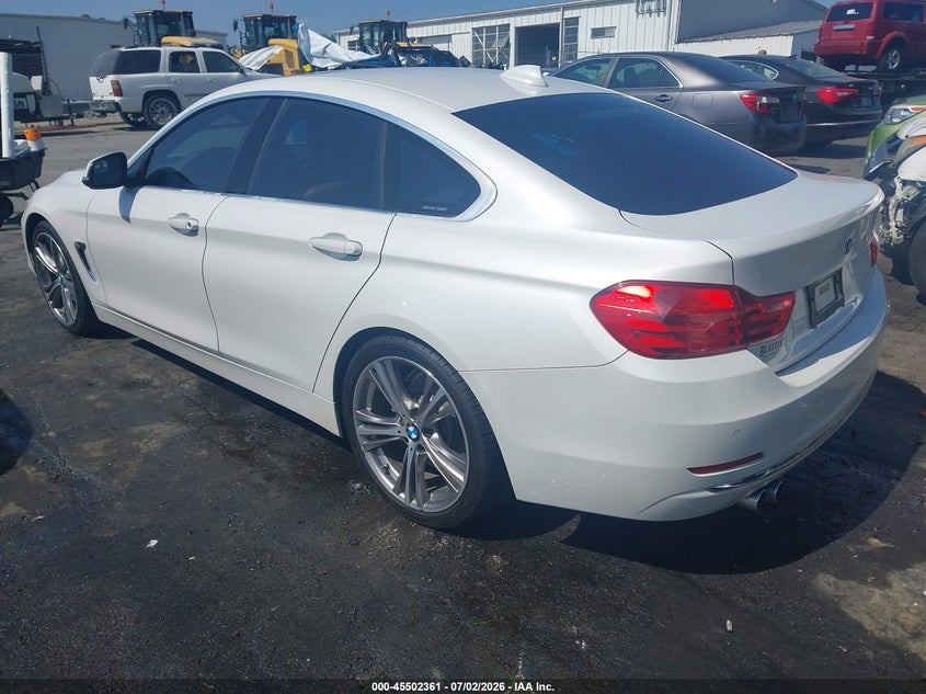 2016 BMW 4er VIN WBA4A9C53GG505460 IAAI salvage auction — RIGHT SIDE, Salvage Title, sold $3,050 on 2026-08-20 (photo 3)