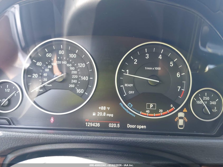 2016 BMW 4er VIN WBA4A9C53GG505460 IAAI salvage auction — RIGHT SIDE, Salvage Title, sold $3,050 on 2026-08-20 (photo 7)