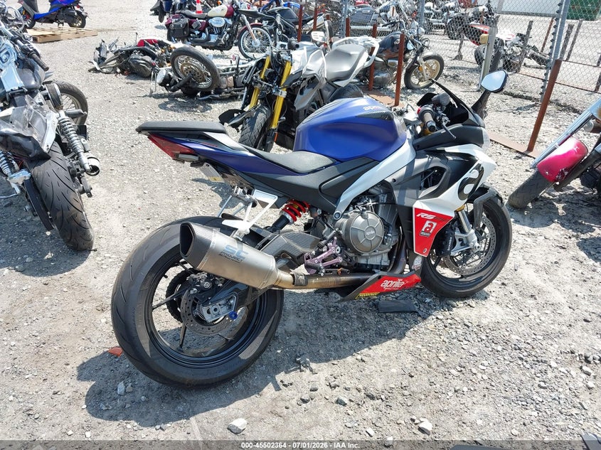 2023 Aprilia Rs VIN ZD4KSUG02PS001475 IAAI salvage auction — LEFT FRONT, Salvage (Pennsylvania), sold $3,000 on 2026-08-18 (photo 4)