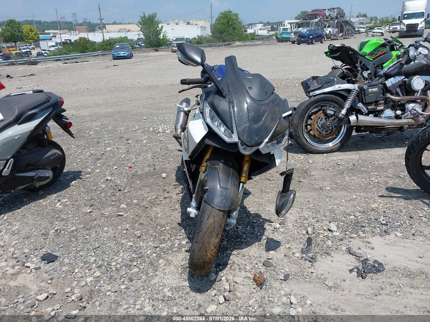 2023 Aprilia Rs VIN ZD4KSUG02PS001475 IAAI salvage auction — LEFT FRONT, Salvage (Pennsylvania), sold $3,000 on 2026-08-18 (photo 5)