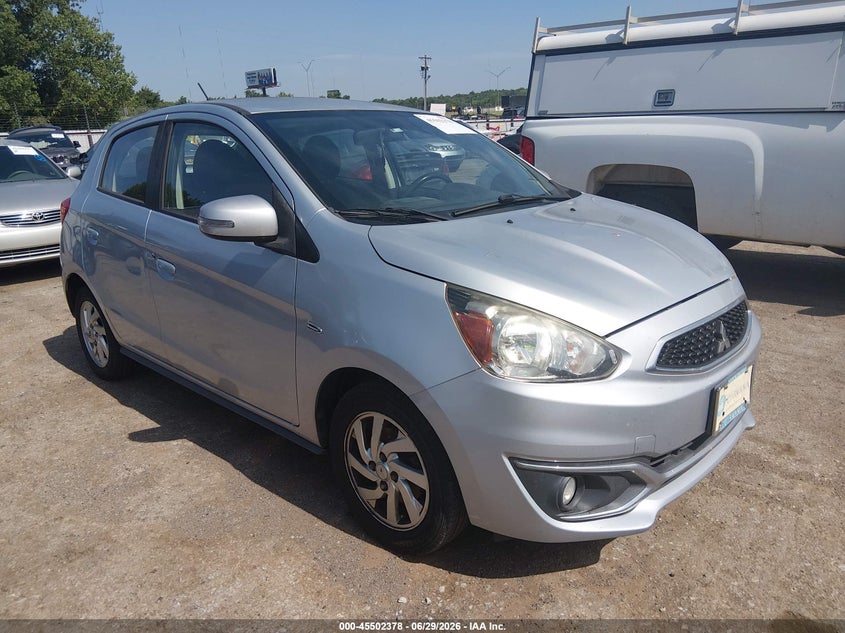 2018 Mitsubishi Mirage VIN ML32A4HJ1JH003229 IAAI salvage auction — NORMAL WEAR, Clear - Public Restricted (Oklahoma), sold $725 on 2026-07-08 (photo 1)