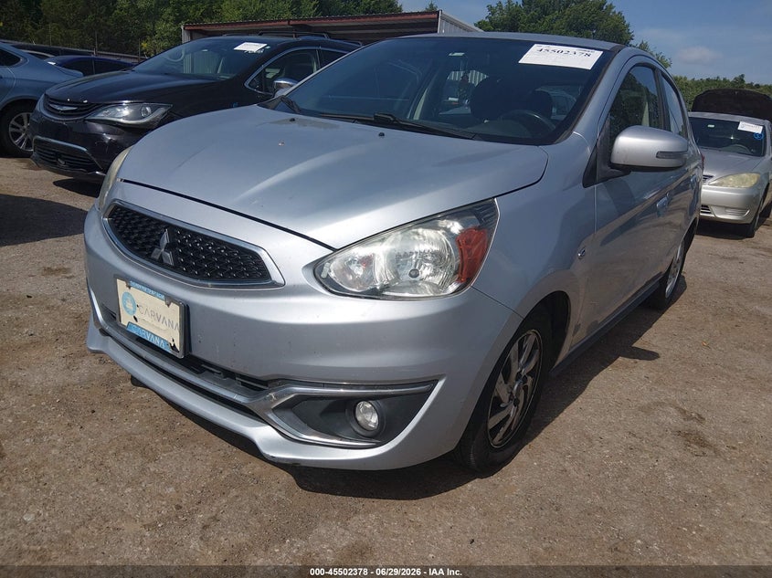 2018 Mitsubishi Mirage VIN ML32A4HJ1JH003229 IAAI salvage auction — NORMAL WEAR, Clear - Public Restricted (Oklahoma), sold $725 on 2026-07-08 (photo 2)