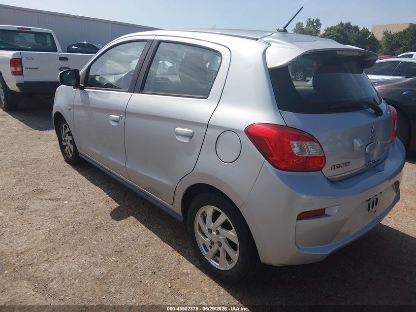 2018 Mitsubishi Mirage VIN ML32A4HJ1JH003229 IAAI salvage auction — NORMAL WEAR, Clear - Public Restricted (Oklahoma), sold $725 on 2026-07-08 (photo 3)