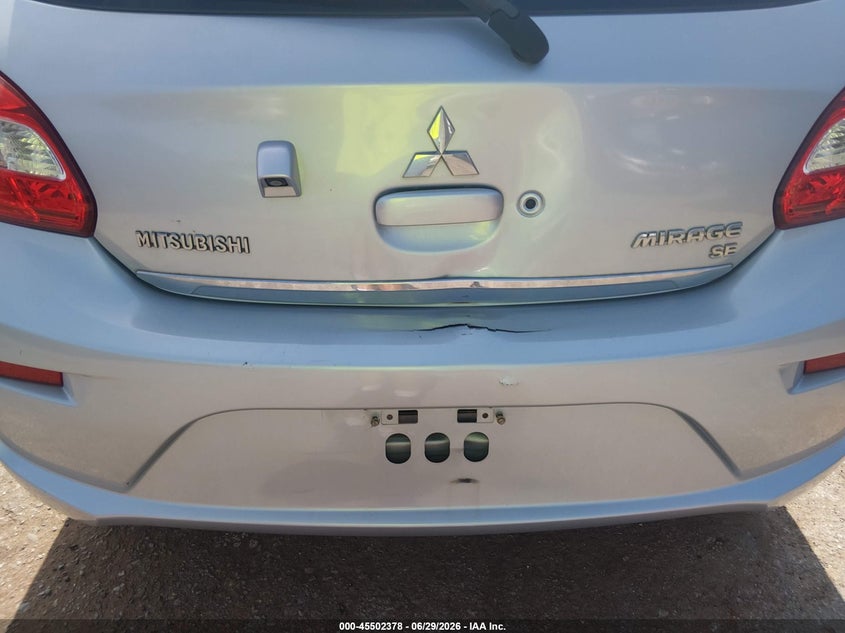 2018 Mitsubishi Mirage VIN ML32A4HJ1JH003229 IAAI salvage auction — NORMAL WEAR, Clear - Public Restricted (Oklahoma), sold $725 on 2026-07-08 (photo 6)