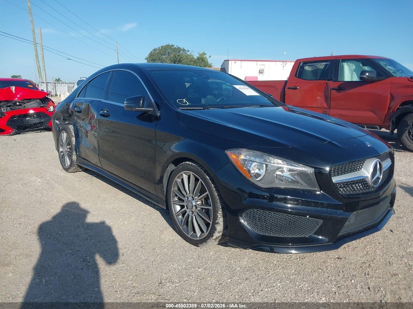 2016 Mercedes-benz Cla-klasse VIN WDDSJ4EBXGN377641 IAAI salvage auction — SIDE, Rebuildable (Florida), sold $1,000 on 2026-07-28 (photo 1)