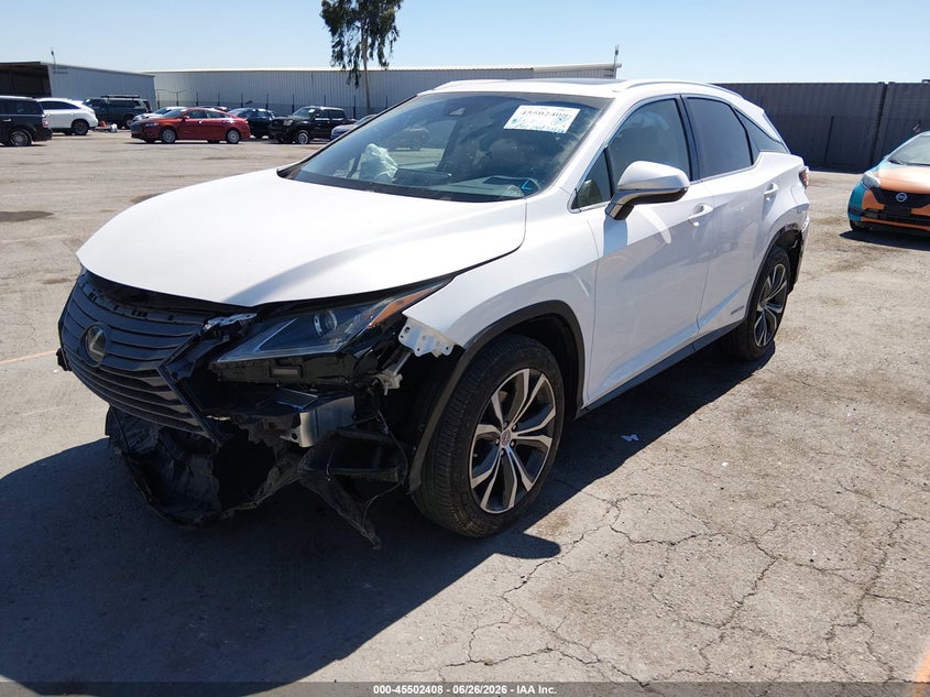 2017 Lexus Rx VIN 2T2BGMCA1HC011084 IAAI salvage auction — FRONT END, Salvage (California), sold $12,200 on 2026-07-29 (photo 2)