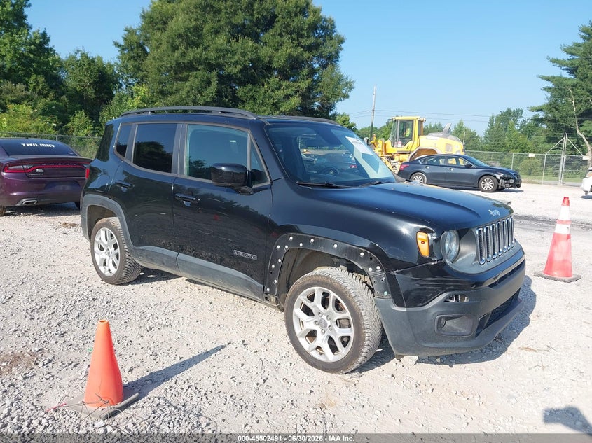 2016 Jeep Renegade VIN ZACCJBBT7GPD47729 IAAI salvage auction — RIGHT SIDE, Salvage Title, sold $1,450 on 2026-08-10 (photo 1)