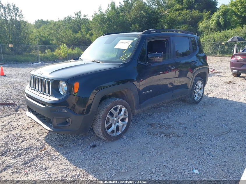 2016 Jeep Renegade VIN ZACCJBBT7GPD47729 IAAI salvage auction — RIGHT SIDE, Salvage Title, sold $1,450 on 2026-08-10 (photo 2)