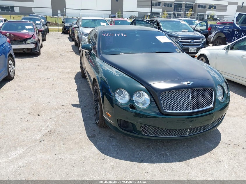 2008 Bentley Continental gt VIN SCBCP73W68C058709 — IAAI salvage auction photo
