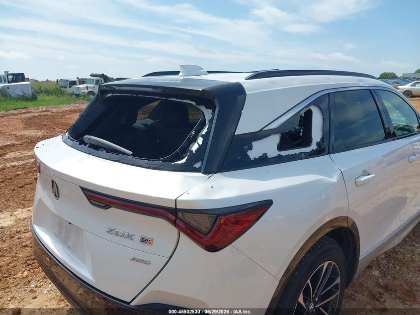 2024 Acura Zdx VIN 4W5KHNRLXRZ511769 IAAI salvage auction — HAIL, Clear (Missouri), sold $12,450 on 2026-08-06 (photo 6)