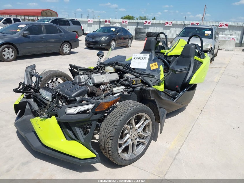 2023 Polaris Slingshot VIN 57XAAPGD8P8158205 IAAI salvage auction — FRONT END, Original (Texas), sold $7,200 on 2026-08-17 (photo 2)
