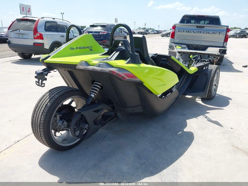 2023 Polaris Slingshot VIN 57XAAPGD8P8158205 IAAI salvage auction — FRONT END, Original (Texas), sold $7,200 on 2026-08-17 (photo 4)