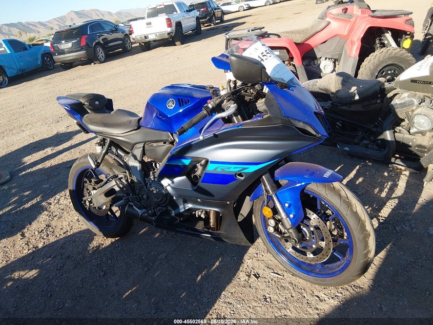 2024 Yamaha Yzf VIN JYARM38E2RA012411 IAAI salvage auction — SIDE, Salvage (Arizona), sold $2,050 on 2026-07-28 (photo 1)