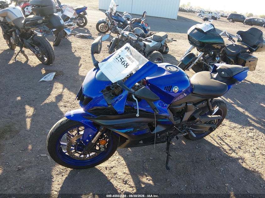 2024 Yamaha Yzf VIN JYARM38E2RA012411 IAAI salvage auction — SIDE, Salvage (Arizona), sold $2,050 on 2026-07-28 (photo 2)