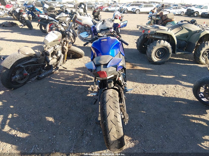 2024 Yamaha Yzf VIN JYARM38E2RA012411 IAAI salvage auction — SIDE, Salvage (Arizona), sold $2,050 on 2026-07-28 (photo 6)