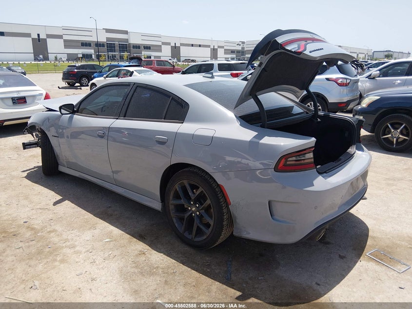 2022 Dodge Charger VIN 2C3CDXCT1NH202045 IAAI salvage auction — FRONT & REAR, Salvage Title, sold $4,050 on 2026-10-04 (photo 3)