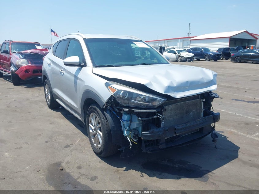 2017 Hyundai Tucson VIN KM8J3CA4XHU584065 IAAI salvage auction — FRONT END, Salvage (North Carolina), sold $2,000 on 2026-07-22 (photo 1)