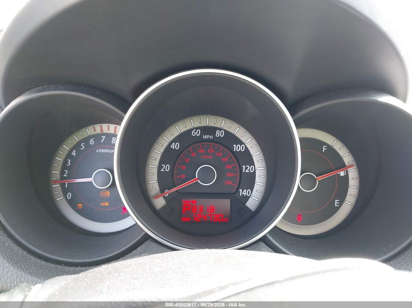 2012 Kia Forte VIN KNAFU4A28C5570581 IAAI salvage auction — FRONT & REAR, Rebuildable (Florida), sold $800 on 2026-07-27 (photo 7)