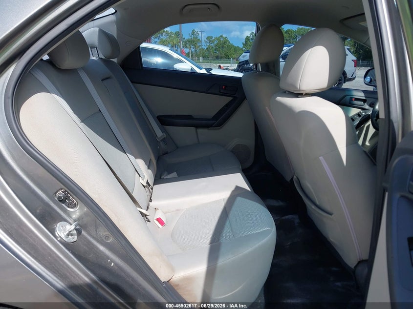 2012 Kia Forte VIN KNAFU4A28C5570581 IAAI salvage auction — FRONT & REAR, Rebuildable (Florida), sold $800 on 2026-07-27 (photo 8)