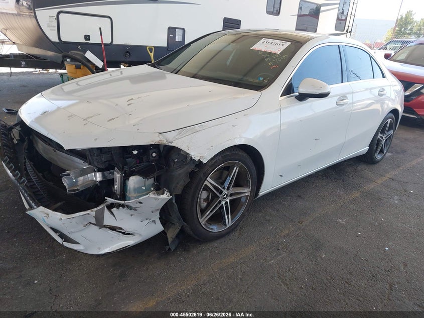 2022 Mercedes-benz A-klasse VIN W1K3G4EBXNJ337065 IAAI salvage auction — FRONT END, Salvage Title, sold $9,225 on 2026-08-11 (photo 2)
