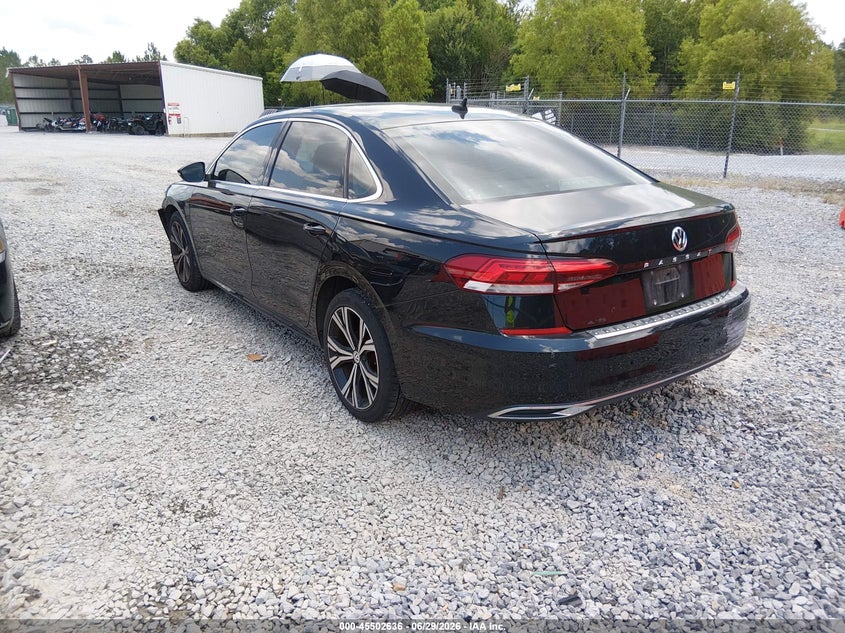 2022 Volkswagen Passat VIN 1VWSA7A39NC004820 IAAI salvage auction — NORMAL WEAR, Clear (Mississippi), sold $4,250 on 2026-07-10 (photo 3)