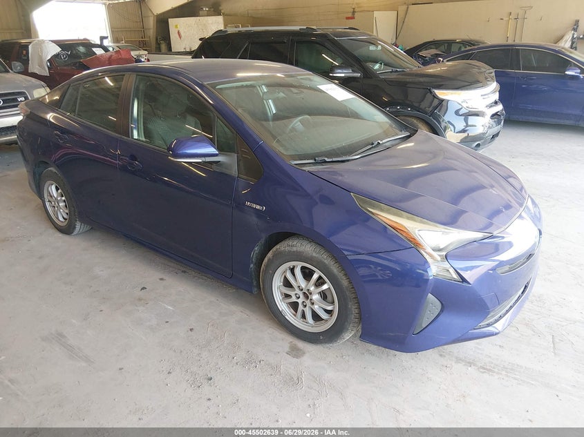 2017 Toyota Prius VIN JTDKBRFU6H3045116 IAAI salvage auction — NORMAL WEAR, Clear (Tennessee), sold $2,250 on 2026-07-13 (photo 1)