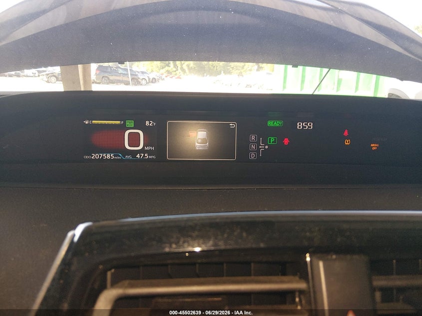 2017 Toyota Prius VIN JTDKBRFU6H3045116 IAAI salvage auction — NORMAL WEAR, Clear (Tennessee), sold $2,250 on 2026-07-13 (photo 7)