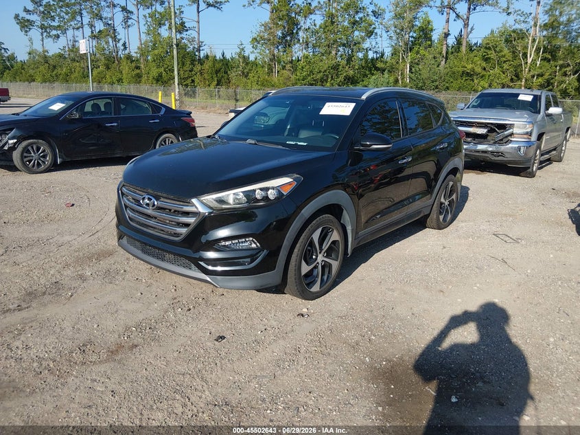 2016 Hyundai Tucson VIN KM8J33A27GU130806 IAAI salvage auction — NORMAL WEAR, Clear (South Carolina), sold $3,500 on 2026-07-28 (photo 2)