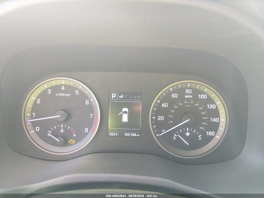 2016 Hyundai Tucson VIN KM8J33A27GU130806 IAAI salvage auction — NORMAL WEAR, Clear (South Carolina), sold $3,500 on 2026-07-28 (photo 7)