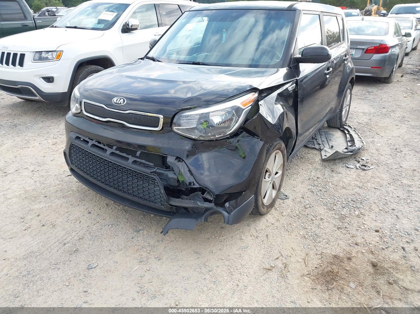 2016 Kia Soul VIN KNDJN2A27G7286819 IAAI salvage auction — FRONT END, Salvage (North Carolina), sold $750 on 2026-07-27 (photo 6)