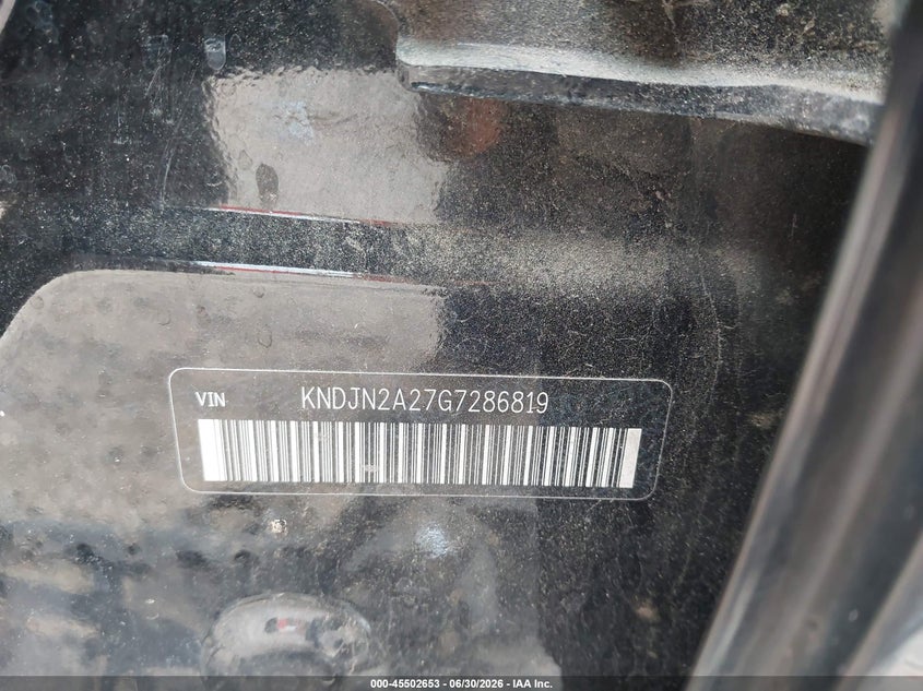 2016 Kia Soul VIN KNDJN2A27G7286819 IAAI salvage auction — FRONT END, Salvage (North Carolina), sold $750 on 2026-07-27 (photo 9)