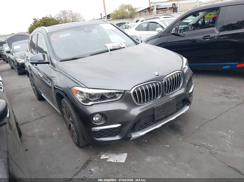 2019 BMW X1 VIN WBXHU7C51K5N05528 IAAI salvage auction — REAR END, Salvage Certificate (California), sold $6,000 on 2026-07-22 (photo 1)
