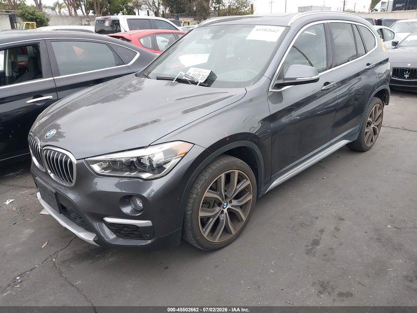 2019 BMW X1 VIN WBXHU7C51K5N05528 IAAI salvage auction — REAR END, Salvage Certificate (California), sold $6,000 on 2026-07-22 (photo 2)
