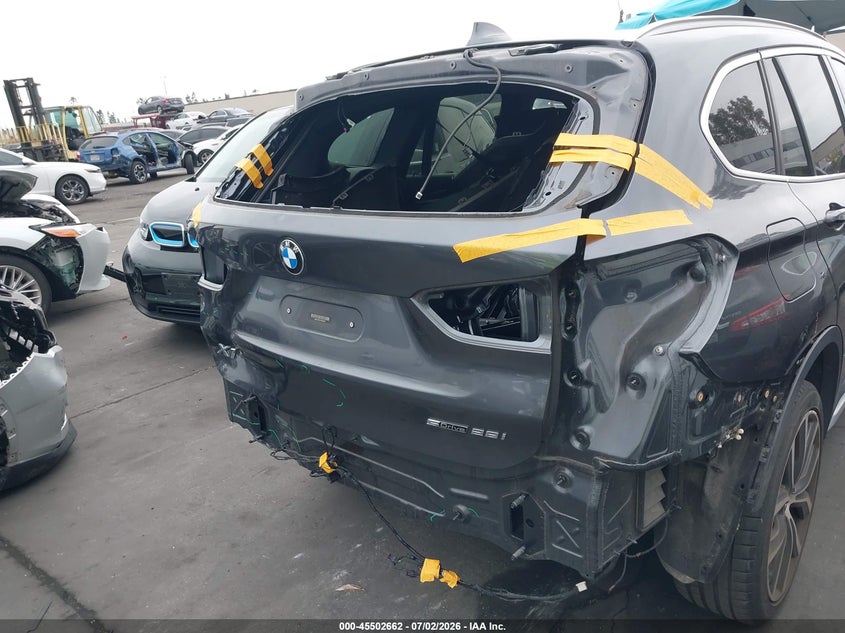 2019 BMW X1 VIN WBXHU7C51K5N05528 IAAI salvage auction — REAR END, Salvage Certificate (California), sold $6,000 on 2026-07-22 (photo 6)