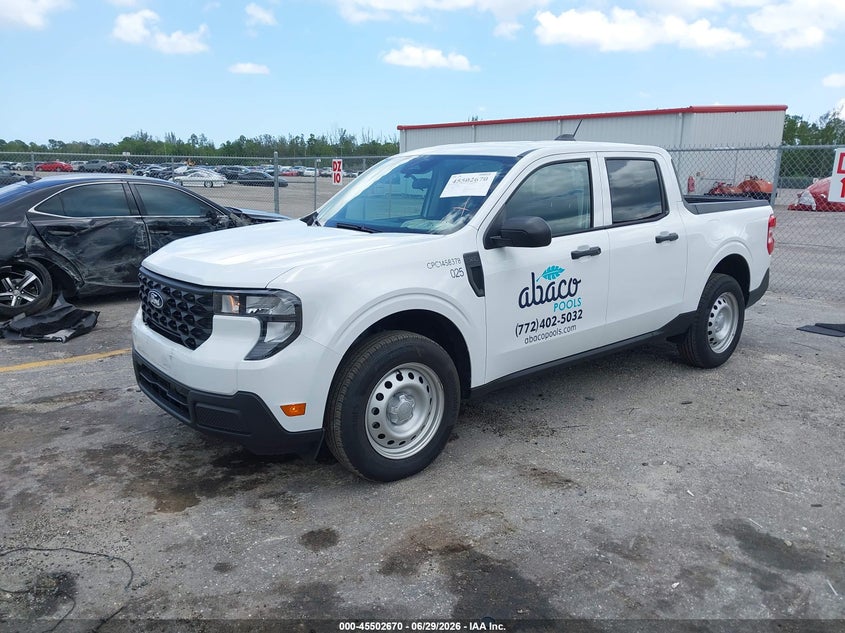 2026 Ford Maverick VIN 3FTTW8A30TRA18361 IAAI salvage auction — FRONT & REAR, Salvage Title, sold $10,100 on 2026-07-30 (photo 2)