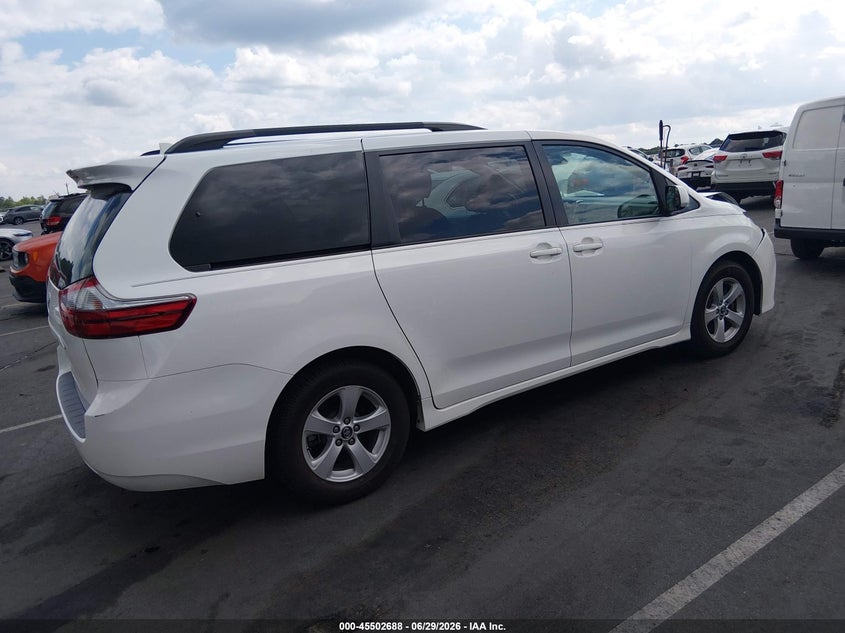 2020 Toyota Sienna VIN 5TDKZ3DC4LS034142 IAAI salvage auction — FRONT END, Salvage (North Carolina), sold $4,550 on 2026-07-22 (photo 4)