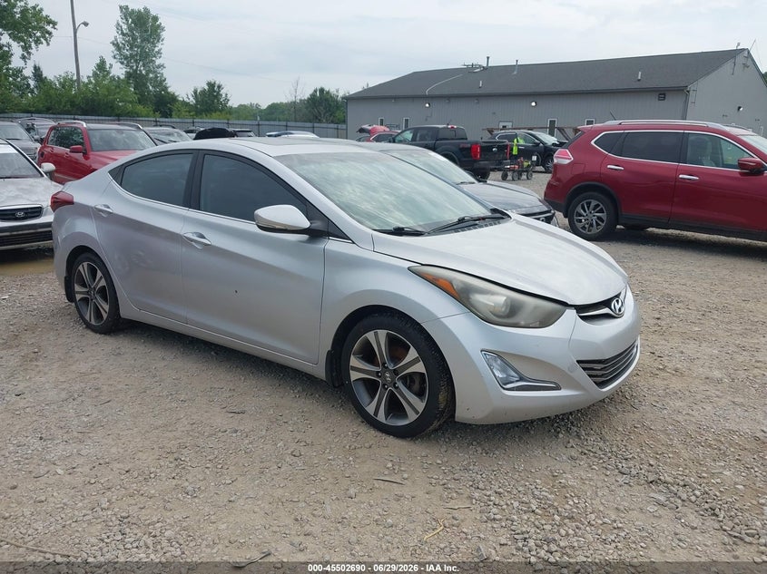 2015 Hyundai Elantra VIN KMHDH4AH2FU230481 IAAI salvage auction — NORMAL WEAR, Clear (Montana), sold $1,400 on 2026-07-22 (photo 1)