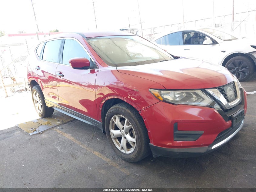 2017 Nissan Rogue VIN JN8AT2MT4HW398712 IAAI salvage auction — REAR END, Salvage (California), sold $2,650 on 2026-07-14 (photo 1)