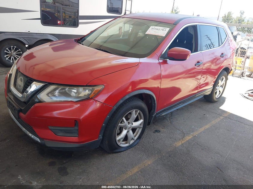 2017 Nissan Rogue VIN JN8AT2MT4HW398712 IAAI salvage auction — REAR END, Salvage (California), sold $2,650 on 2026-07-14 (photo 2)