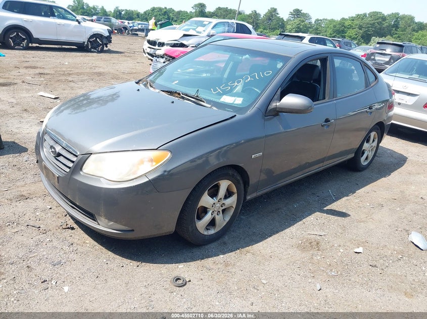 2007 Hyundai Elantra VIN KMHDU46D97U095972 IAAI salvage auction — NORMAL WEAR, Clear (New York), sold $450 on 2026-07-21 (photo 2)