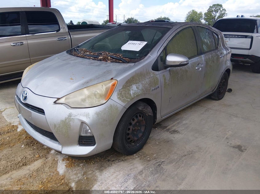 2013 Toyota Prius c VIN JTDKDTB30D1532130 IAAI salvage auction — NORMAL WEAR, Clear (Florida), sold $1,000 on 2026-07-28 (photo 2)