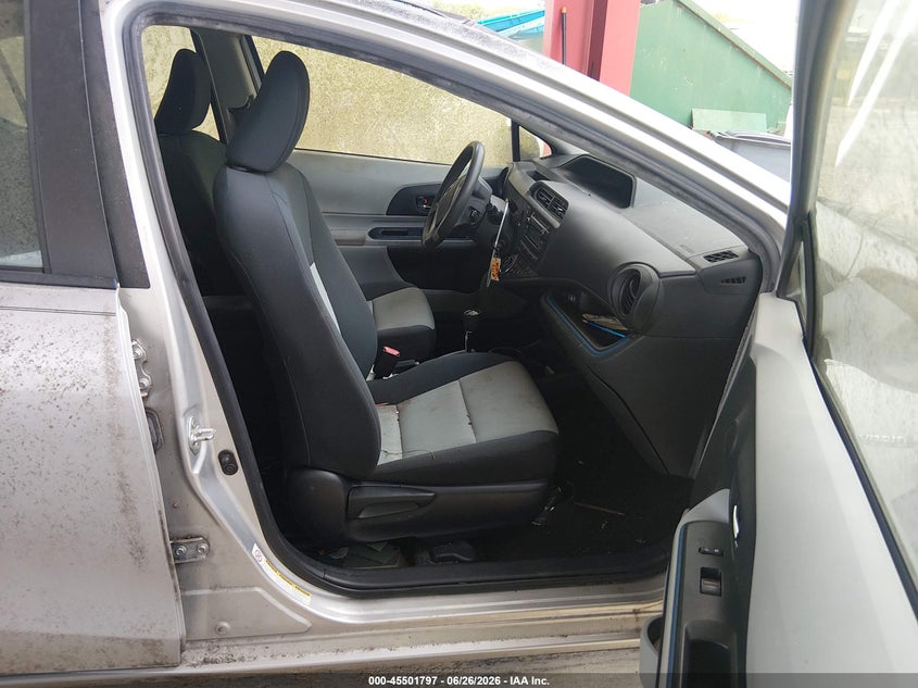 2013 Toyota Prius c VIN JTDKDTB30D1532130 IAAI salvage auction — NORMAL WEAR, Clear (Florida), sold $1,000 on 2026-07-28 (photo 5)