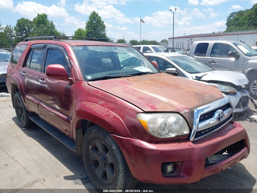 2008 Toyota 4runner VIN JTEZU14R88K011611 IAAI salvage auction — FRONT END, Salvage (North Carolina), sold $2,900 on 2026-07-29 (photo 1)