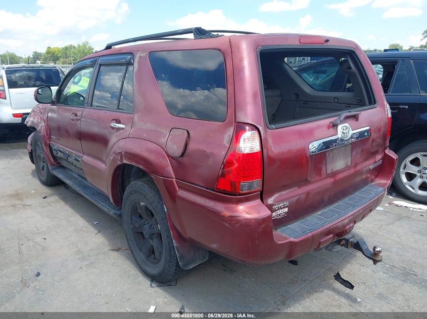 2008 Toyota 4runner VIN JTEZU14R88K011611 IAAI salvage auction — FRONT END, Salvage (North Carolina), sold $2,900 on 2026-07-29 (photo 3)