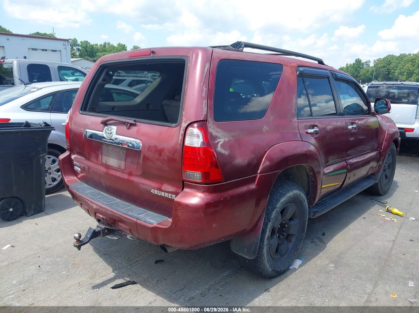 2008 Toyota 4runner VIN JTEZU14R88K011611 IAAI salvage auction — FRONT END, Salvage (North Carolina), sold $2,900 on 2026-07-29 (photo 4)