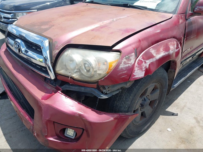 2008 Toyota 4runner VIN JTEZU14R88K011611 IAAI salvage auction — FRONT END, Salvage (North Carolina), sold $2,900 on 2026-07-29 (photo 6)