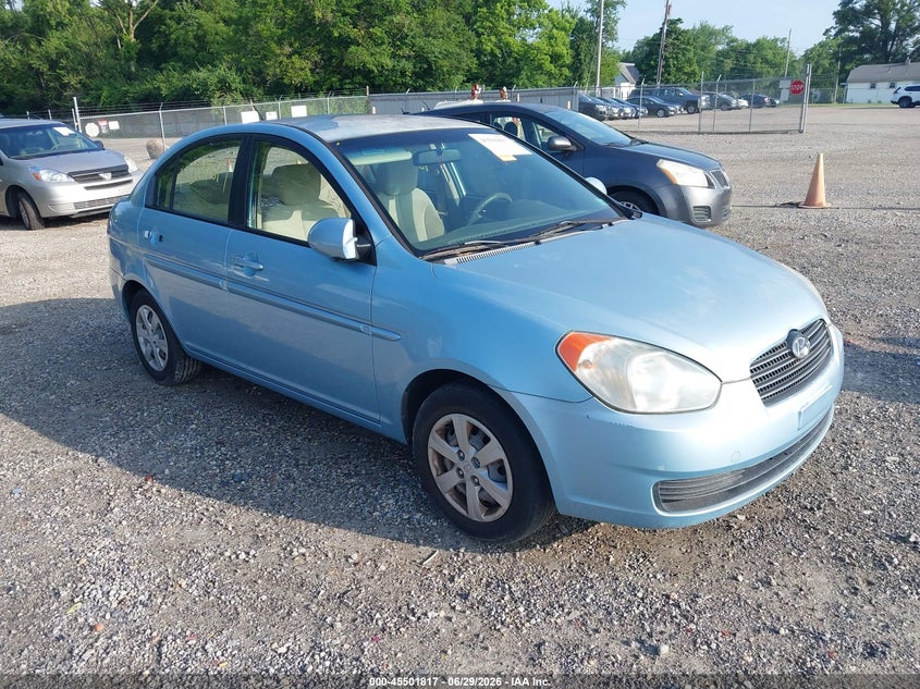 2009 Hyundai Accent VIN KMHCN46C99U366919 IAAI salvage auction — LEFT SIDE, Original (Ohio), sold $225 on 2026-07-28 (photo 1)