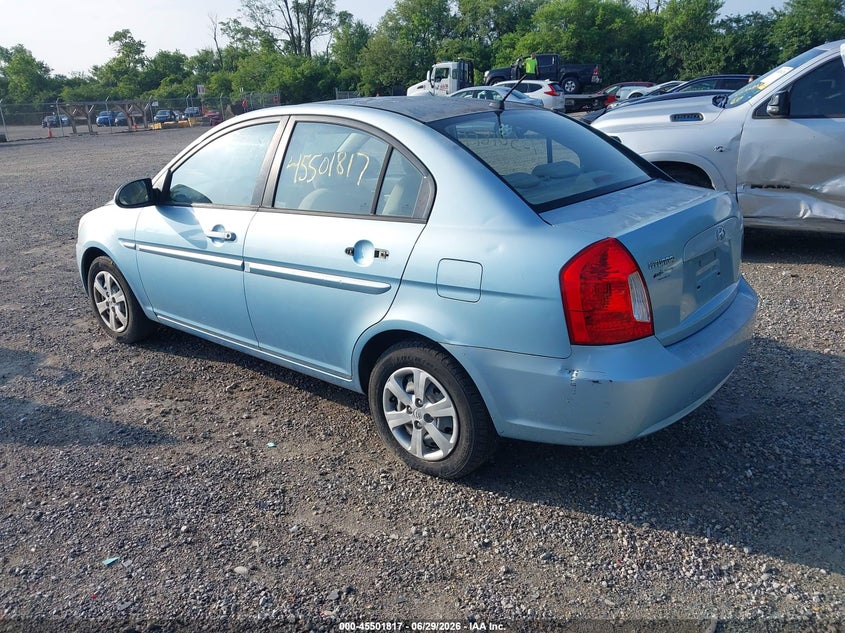 2009 Hyundai Accent VIN KMHCN46C99U366919 IAAI salvage auction — LEFT SIDE, Original (Ohio), sold $225 on 2026-07-28 (photo 3)