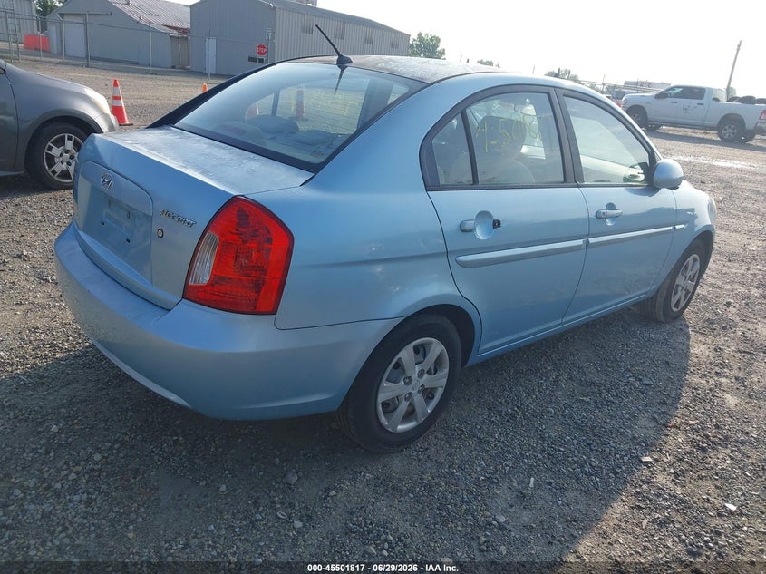 2009 Hyundai Accent VIN KMHCN46C99U366919 IAAI salvage auction — LEFT SIDE, Original (Ohio), sold $225 on 2026-07-28 (photo 4)