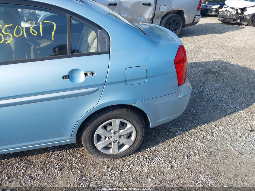 2009 Hyundai Accent VIN KMHCN46C99U366919 IAAI salvage auction — LEFT SIDE, Original (Ohio), sold $225 on 2026-07-28 (photo 6)